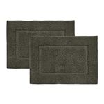 LANE LINEN Bathroom Rugs Sets 2 Piece, Extra Soft Absorbent Premium Bath Mats for Bathroom Sets, Non Slip Shower Mats for Bathroom, Bathroom Mat Set, Bath Mats for Bathroom Floor- 17" x 24" - Brown