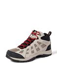 Columbia Mens Redmond III Mid Waterproof Hiking Shoe, Kettle/Black, 7 Wide