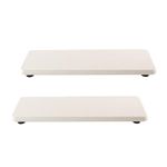 NiuYichee 2 PCS Bathroom Sink Vanity Trays(8.66" * 3.15"), Diatomaceous Earth Coasters, Kitchen Soap Tray, Water Absorbing Stone Used for Hand Soap & Plants & Cosmetic Bottles in The Modern Home