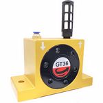 DCYNXC GT36 Pneumatic Air Turbine Vibrator G 3/8" Silent Golden Industrial Pneumatic Turbine Vibrators GT-36 Series wheel type vibrator