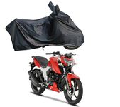 RiderShine Apache RTR 160 Bike Cover- Dustproof - UV Protection Waterproof Bike Cover for Apache 160(Black)