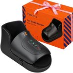 TRIDUCNA Shiatsu Foot and Ankle Massager with Heat - Electric Feet Massage Machine with Multi-Level Deep Kneading and Air Compression for Plantar Fasciitis, Tired Foot Muscle Relax at Home or Office