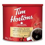 Tim Hortons Original Blend, Fine Grind Coffee, Medium Roast, 930g Can, red