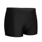 iEFiEL Kids Girls Sports Dance Shorts Ballet Gymnastics Booty Shorts Bottom Workout Training Boyshort Panties Black 7-8 Years