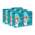 Dignity Premium Adult Diapers, Tape Style - 60 Count (Large) with Extra Absorbent Core, Wetness Indicator, Waist Size 38" - 54", 10 Pcs/Pack (Pack of 6)