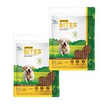 Natural Remedies Junior Bites Puppy Growth Treats, Easily Digestible Soft Chews Cubes, Healthy, Grain & Gluten Free, Natural & Safe for Pups of All Breeds, Milk Flavour (Pack of 2-75 gm Each)
