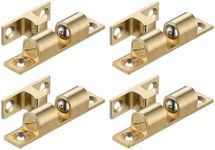 JQK Cabinet Door Catch, Closet Ball Tension Latch, Solid Brass 4 Pack 70mm, HBC200-P4