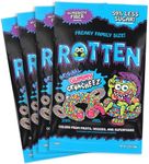 Rotten Original Gummy Cruncheez - Low Sugar, Low Calorie, 5g Gut-Friendly Prebiotic Fiber, Gluten Free Candy, No Artificial Dyes - 5.3 oz Share Pack [4 Pack]