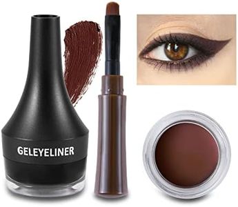 Boobeen Waterproof Gel Eyeliner Smudge-proof Eye Liner Gel Makeup Set High Pigment Easy to Apply Long-lasting For All Day