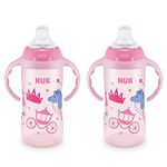 NUK Large Learner Cup, 10oz, 2 Pack, 8+ Months, Pink