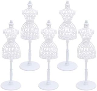 20pcs Doll Dress Form Mini Mannequin Dress Form Mannequin Model Stand Accessories for Doll Dresses