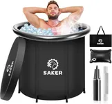 Saker XL Ice Tubs for Cold Plunge, 110 Gallon Ice Bath Tub for Athletes with Inflatable Seat Cushion, Inflatable Portable Cold Plunge Tub for Cold Therapy, Freestanding Bathtubs for Rejuvenation