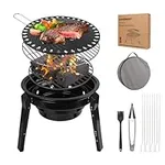 COOZMENT Portable Charcoal Grill Wi