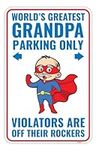 Venicor Grandpa Parking Sign - 9 x 