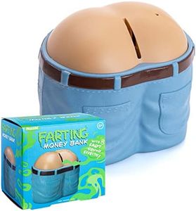 Paladone Funny Piggy Bank That Makes 8 Different Barking Spiders Sounds, Hilarious Gag Gift for Adults, Funny Pranks for Kids, Money Box and Coin Jar