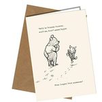 Birthday Friendship Valentine Anniversary Card We'll be friends forever Winnie the Pooh #1341