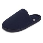 Isotoner® Mens Textured Mule Slipper With Striped Lining