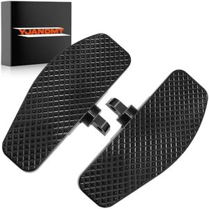 8'' Mini Passenger Floorboards Footpegs for Harley Touring Road King/Street Glide/Road Glide/Electra Glide, Sportster 883 XL, Softail Fat Bob/Street Bob, Dyna Models