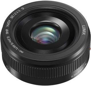 Panasonic LUMIX G II Lens, 20MM, F1.7 ASPH, MIRRORLESS Micro Four Thirds, H-H020AK (USA Black)