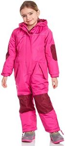 Wippette Baby Girls’ Snowsuit – Waterproof Insulated Fleece Lined Pram Snowmobile Ski Suit Coveralls (18M-6X), Size 3T, Pink