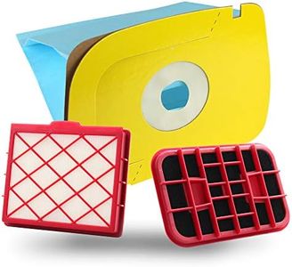 MisterVac 10 x Vacuum Cleaner Bags + Filter + Motor Filter Compatible with Electrolux-Lux Lux 1 Royal, Classic, D820