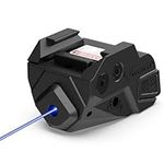 Votatu H6L-B Ultra Compact Pistol Laser Sight, Rechargeable Sub-Compact Blue Laser Beam with Handgun Rail Locating Keys for Glock, 1913 Picatinny, Sig P320, Beretta 90two, S&W 99 and S&W TSW