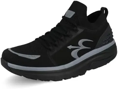 GDEFY Men's MATeeM Cross-Trainer 13 M US - Hybrid VersoShock Performance Proven Pain Relief Shoes with Support Black,Gray