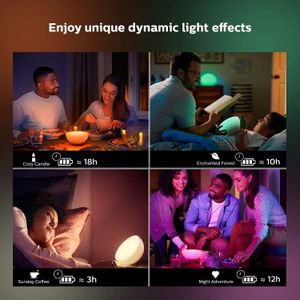 Philips Hue Go 2.0 Portable Smart LED Light – Rechargeable, White