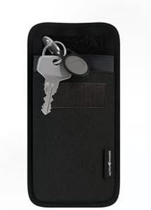DefenderShield Key Fob Faraday Bag - Car RFID Bluetooth Signal-Blocking Security Pouch for Keyless Fobs - Anti-Theft, Anti-Hacking & EMP Protection Case