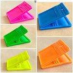 50mm Bulldog Large Extra Square Strong Clips Plastic Paper Binder Grip Receipt Bulldog Clips Filing Memo Holder Office School, Storage Bag, Sealing Strong Spring Grip Clamps, Document Qty 5