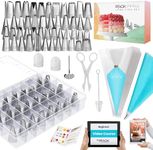 RFAQK 74 PCs Icing Piping Bags and 
