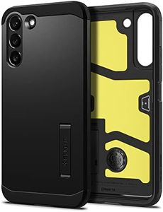 SPIGEN Tough Armor Case Designed for Samsung Galaxy S22 (2022) Heavy Duty Hard Cover - Black