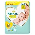 Pampers Premium Protection Size 1 x 72 Nappies, 2 kg - 5 kg