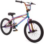 Hyper BMX Bike 20 Inch, Single Speed, Front and Rear Sprockets, Steel BMX Frame. 360 Handlebar Rotation. Park Ready Bicycle for Kids. Jet Fuel Finish