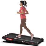 Sparnod Fitness WalkyShaky 2.0 PRO Walking Pad Treadmill for Home Use, 3HP Motor, 3–6 km/h Speed, 10% Manual Incline, LCD Display, Remote Control, 150kg Max User Weight