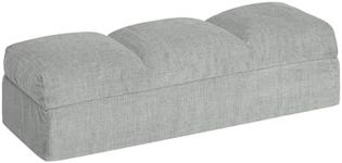 TANYOO Leg Positioner Pillows, Dual-Layer Foam Design Pillow Bolster, Pain Relief Cushion, Leg Elevation Pillow, Effective Support for Side and Back Sleepers, Neck, Legs, Knees, Waist (Grey)
