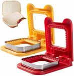 Roczential Sandwich Cutters for Kids Lunch | Cookie Bread Pancake Maker | Square Sandwich Shape Cutters Luchable Box Accessories for Cookie Bread Pancake, Sandwich Maker