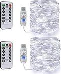 [2 Pack] QOCNAM Led String Lights, 