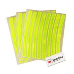 Salzmann 3M Reflective Stickers - Soft stickers for backpacks, bikes, helmets, prams, etc. - Made with 3M Reflective Material