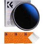 K&F Concept 67mm ND Filter Slim Variable ND2-ND400 Filter Adjustable Fader Neutral Density Slim Waterproof Optical Glass Lens Filter (Nano-K Series)