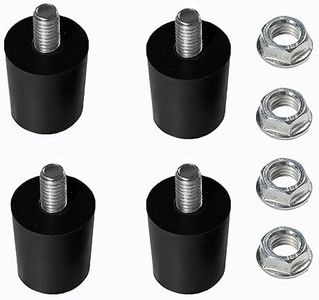 4 pack Adjustable screw-on Rubber feet for tabletop griddle units，Short Stabilizing Foot fit for blackstone 17 and 22 inch griddle(4 pcs)