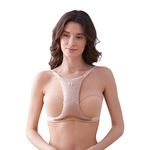 Sleep&Glow Pillow Bra Against Cleavage Wrinkles - Made of Natural Silk - Pillow Bra Filled with Tiny Foam Balls for Better Air Circulation - Cleavage Wrinkles Prevention – Made in Europe