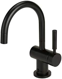 InSinkErator F-H3300MBLK Indulge Modern Hot Water Dispenser Faucet, Matte Black