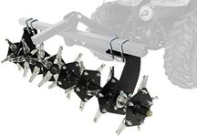 Black Boar ATV/UTV Plugger Implement, Aerates Ground by Removing Plugs, Allowing for Increased Air, Water Flow and Nutrient Absorption (66008)