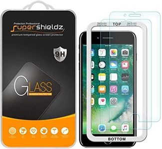 (2 Pack) Supershieldz for Apple iPhone 6S and iPhone 6 (4.7 inch) Tempered Glass Screen Protector with (Easy Installation Tray) Anti Scratch, Bubble Free