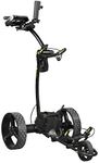 BATCADDY X4R Advanced Lithium 18-Hole Battery Powered Golf Push Cart with Remote, Dual Motor, 9-Speeds and Reverse, Cruise Control, Anti-Tip Wheel, and Downhill Control, Phantom Black