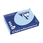 Clairefontaine Trophee 1106C Ream Printer/Copier Paper Intense Colours DIN A4 160 g 250 Sheets Ice Blue 1 Ream