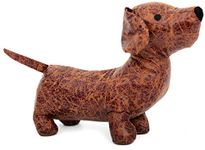 Carousel Home and Gifts Charming Dachshund Puppy Sausage Dog Doorstop - Novelty Animal Door Stop