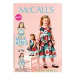 McCall Pattern Company M6875 Children's/Girls'/18-Inch Dolls' Dresses Sewing Template, Size CL (6-7-8)