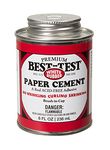 Premium Best-Test Rubber Paper Cement-8 Ounces